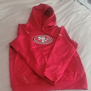 San Francisco 49ers Nike Red Hoodie